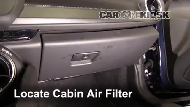 2018 Chevrolet Camaro LT 2.0L 4 Cyl. Turbo Convertible Filtre à air (intérieur) Changement